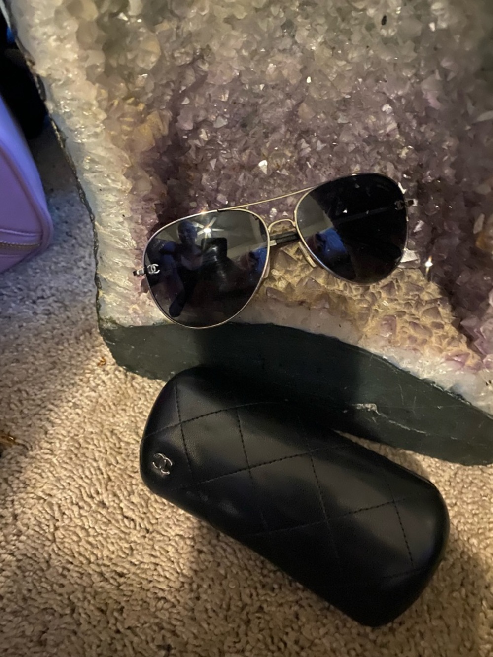 Chanel aviator/pilot sunglasses LN - Picture 5 of 7